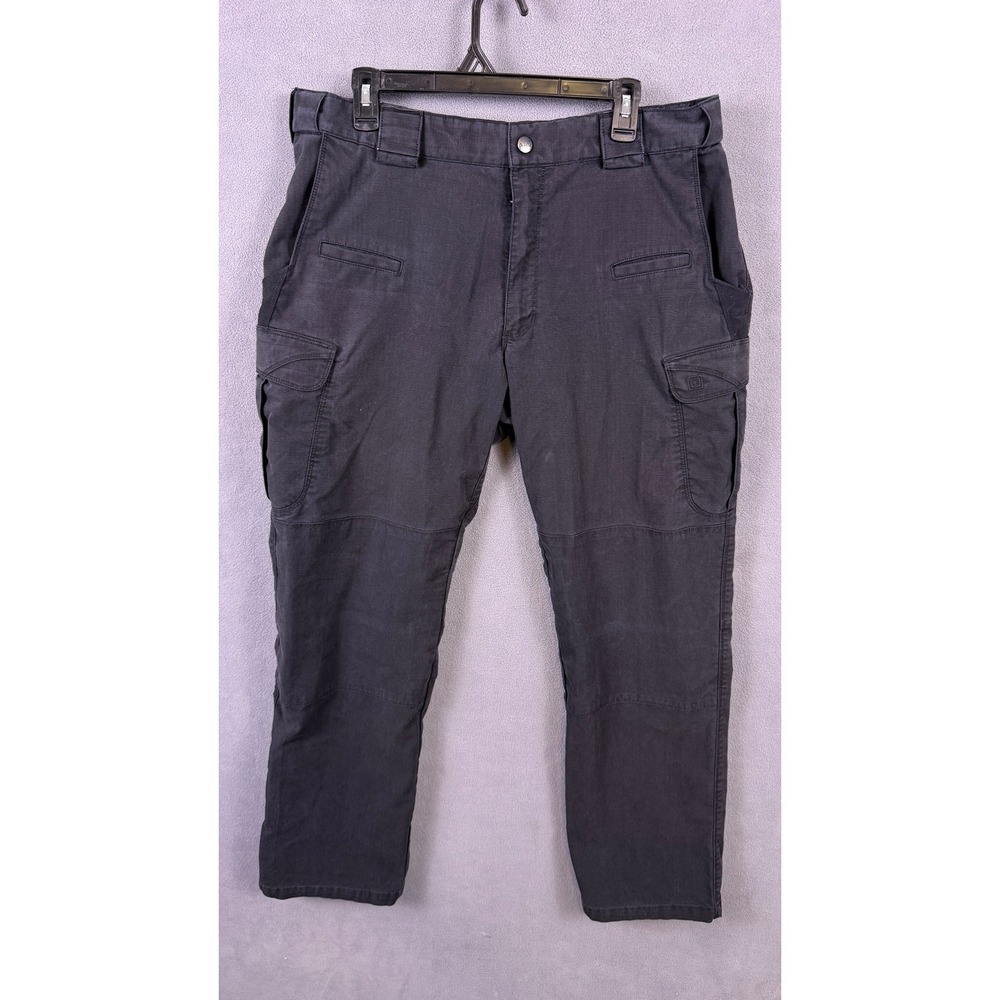 5.11 Tactical Cargo Pants Mens 36x32 Black Ripstop Hiking Outdoor Work Trousers